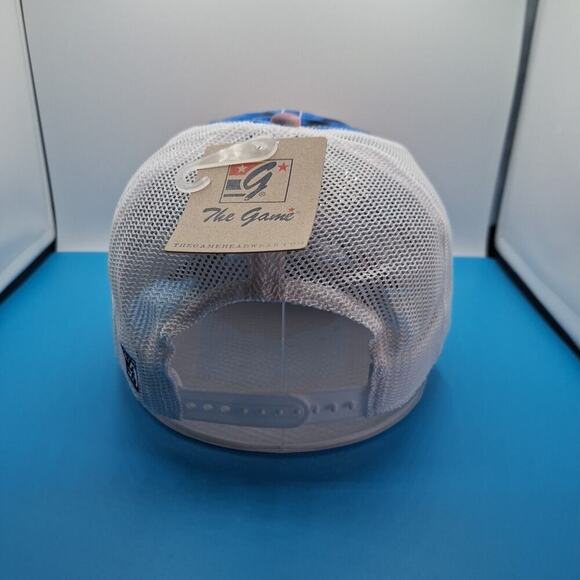 St Louis Blues Tie Dye Trucker Snapback Patch Hat Cap NHL The Game Cotton - Picture 4 of 7